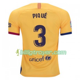 Billige Fotballdrakter FC Barcelona Gerard Pique 3 Bortedraktsett 2019/20 Kortermet